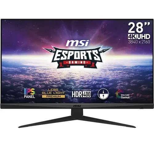 MSI G281UV 27.9” 4ms 60Hz Freesync IPS UHD HDR400 Gaming (Oyuncu) Monitör