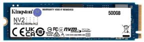Kingston NV2 SNV2S/500G 500GB 3500/2100MB/s PCIe 4.0 NVMe M.2 SSD Disk