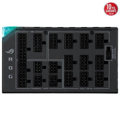 Asus ROG THOR 1600W 80+ Titanium Tam Modüler Power Supply