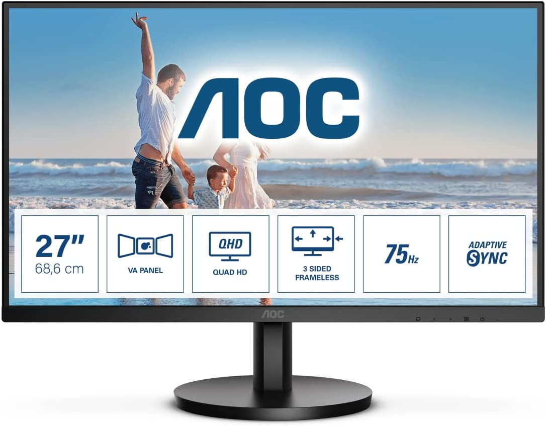 AOC Q27B3MA 27″ 4ms 75Hz FreeSync VA WQHD Monitör