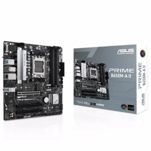 ASUS Prime B650M-A II AMD B650 Soket AM5 DDR5 6400(OC)MHz mATX Gaming (Oyuncu) Anakart