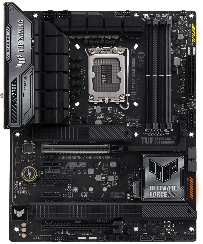 ASUS TUF Gaming Z790-Plus WIFI Intel Z790 Soket 1700 DDR5 7200(OC)MHz ATX Gaming (Oyuncu) Anakart
