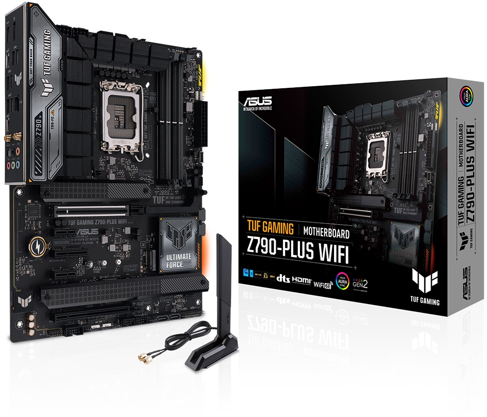 ASUS TUF Gaming Z790-Plus WIFI Intel Z790 Soket 1700 DDR5 7200(OC)MHz ATX Gaming (Oyuncu) Anakart