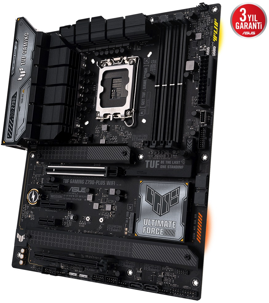 ASUS TUF Gaming Z790-Plus WIFI Intel Z790 Soket 1700 DDR5 7200(OC)MHz ATX Gaming (Oyuncu) Anakart
