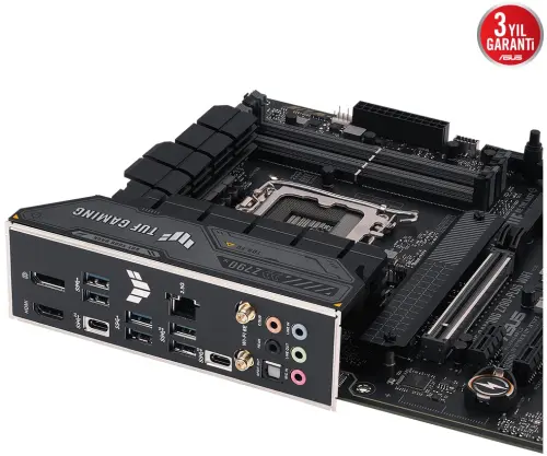 ASUS TUF Gaming Z790-Plus WIFI Intel Z790 Soket 1700 DDR5 7200(OC)MHz ATX Gaming (Oyuncu) Anakart