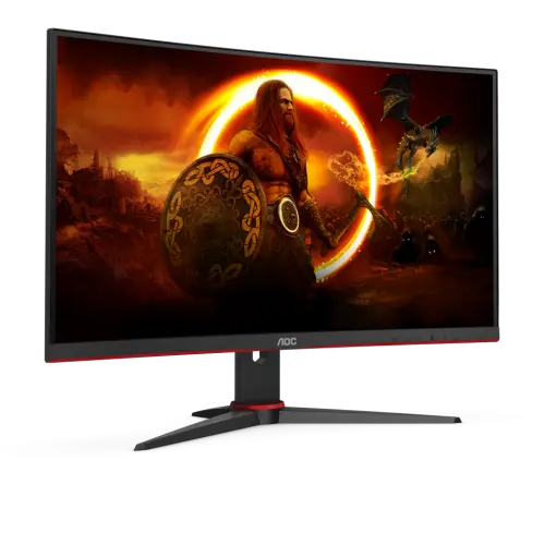 AOC 27″ C27G2ZE/BK 0.5ms 240Hz FreeSync Premium FHD VA Curved Gaming (Oyuncu) Monitör