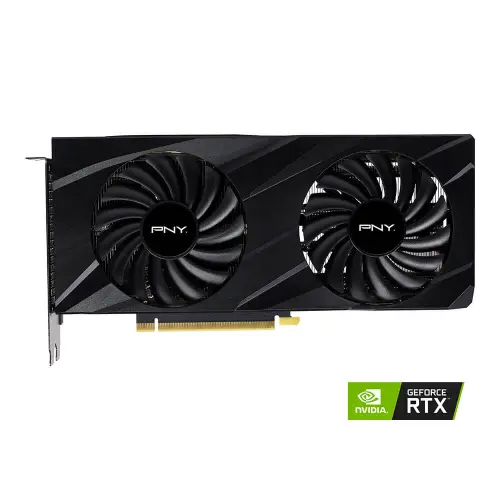 PNY GeForce RTX 3060 8GB VERTO Dual Fan VCG30608DFBPB1 GDDR6 128Bit DX12 Gaming (Oyuncu) Ekran Kartı