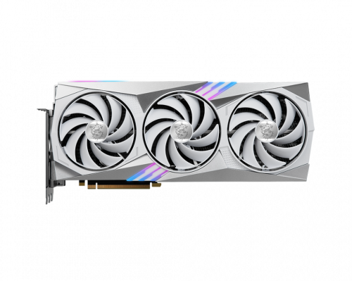 MSI GeForce RTX 4070 Ti GAMING X TRIO WHITE 12G 12GB GDDR6X 192Bit DX12 DLSS 3 Gaming (Oyuncu) Ekran Kartı