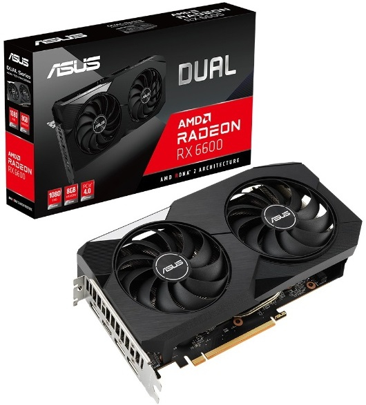 ASUS Dual Radeon RX 6600 DUAL-RX6600-8G 8GB GDDR6 128Bit DX12 Gaming (Oyuncu) Ekran Kartı