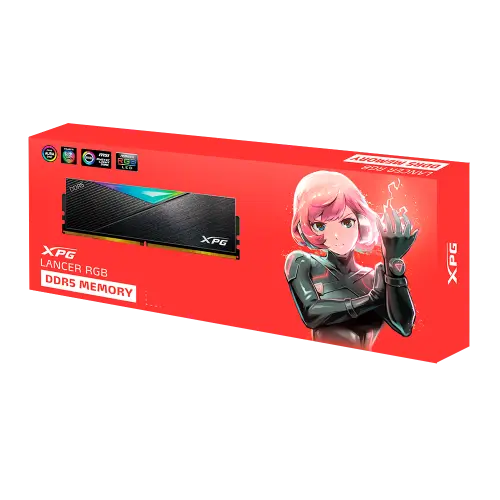 XPG Lancer RGB 32GB (1x32GB) DDR5 6000MHz CL30 AX5U6000C3032G-CLARBK Gaming (Oyuncu) Ram