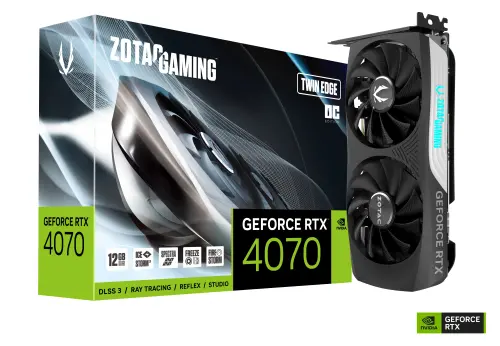 Zotac Gaming GeForce RTX 4070 Twin Edge OC ZT-D40700H-10M 12GB GDDR6X 192Bit DX12 DLSS 3 Gaming (Oyuncu) Ekran Kartı
