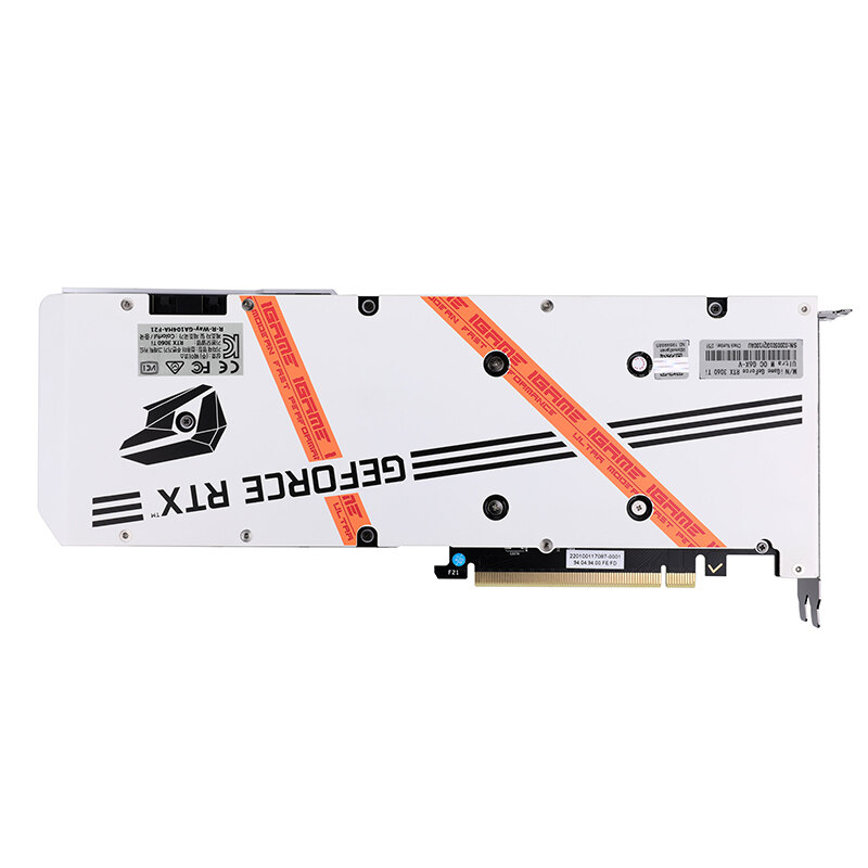 COLORFUL iGame RTX 3060 Ti Ultra W OC G6X-V 8GB GDDR6X 256Bit DX12 Gaming (Oyuncu) Ekran Kartı
