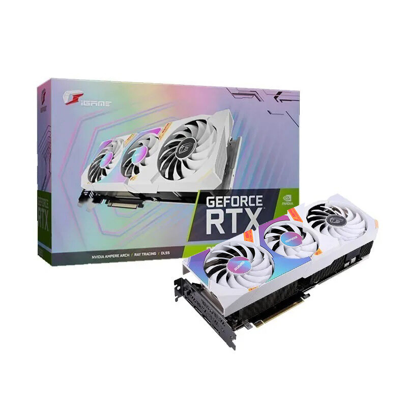 COLORFUL iGame RTX 3060 Ti Ultra W OC G6X-V 8GB GDDR6X 256Bit DX12 Gaming (Oyuncu) Ekran Kartı
