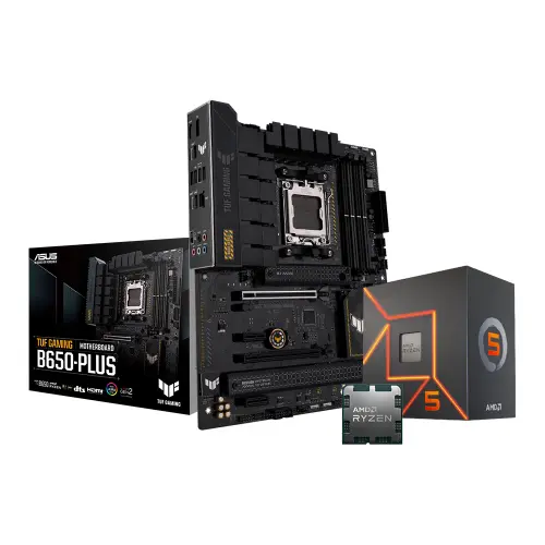 AMD Ryzen 5 7600 İşlemci + Asus TUF Gaming B650-PlusAnakart Bundle