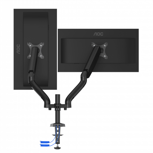 AOC  AD110DX 13″- 31.5″ Çift Montaj  Mekanik  Amortisörlü Monitör Askı Aparatı
