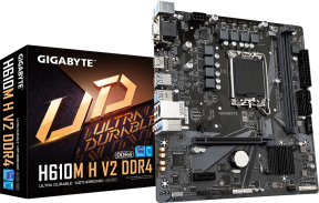 Gigabyte H610M H V2 DDR4 Intel H610 Soket 1700 DDR4 3200MHz mATX Gaming (Oyuncu) Anakart