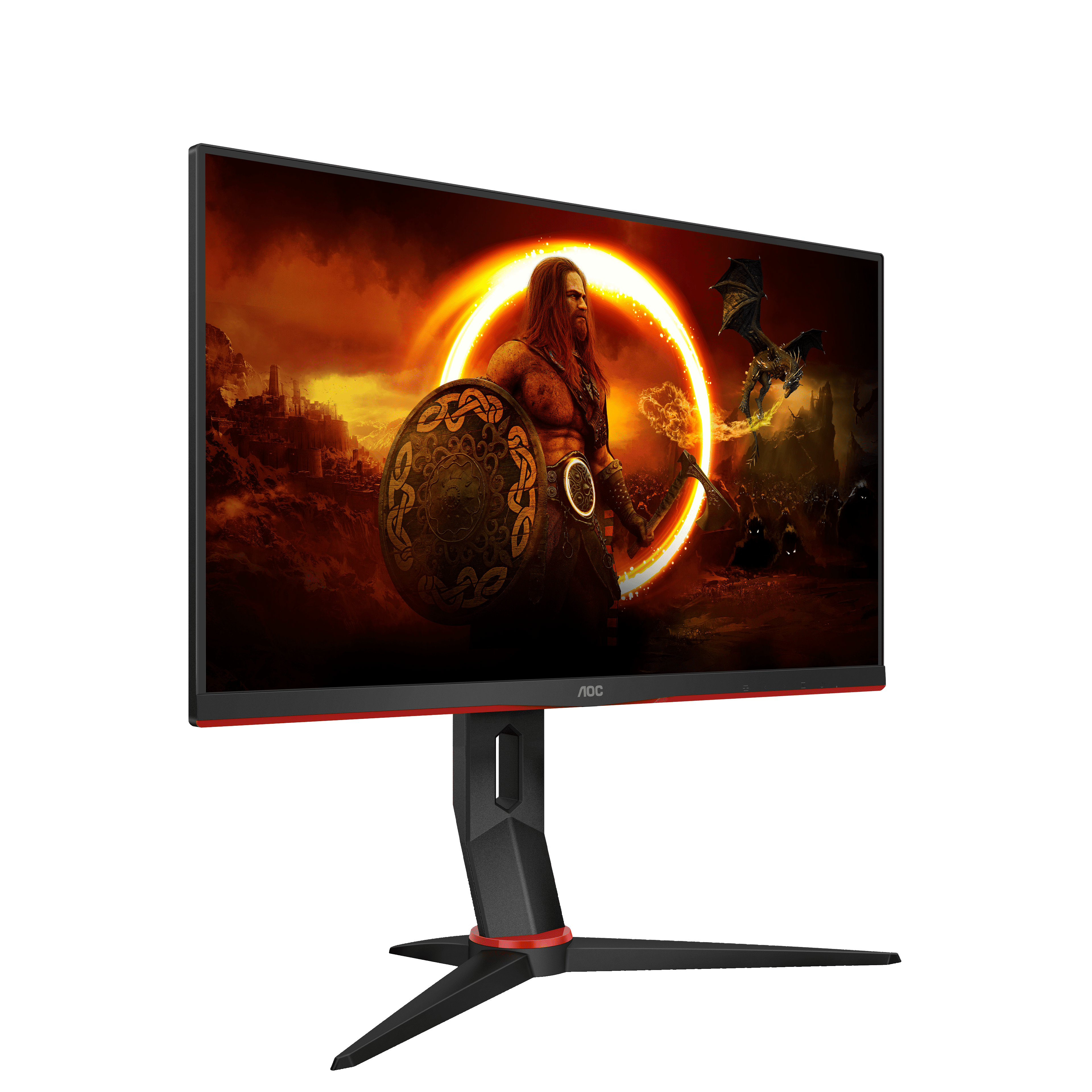 AOC 24G2SPU/BK 23.8″ 1ms 165Hz G-sync Pivot IPS Full HD Hoparlörlü Gaming (Oyuncu) Monitör