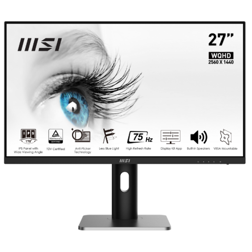 MSI Pro MP273QP 27″ 1ms 75Hz Freesync IPS Anti-Glare Pivot WQHD Monitör