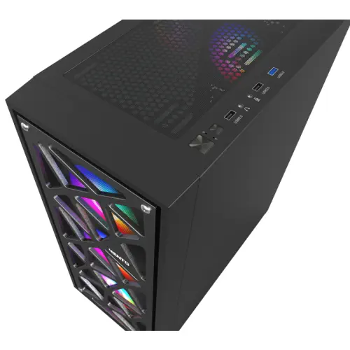 Vento VG12A FSP 650W 80+ 4x120mm RGB Fan Temperli Cam USB 3.0 Mesh ATX Mid-Tower Gaming (Oyuncu) Kasa