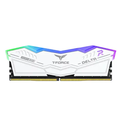 Team T-Force DELTA RGB  32GB(2x16GB) 5200Mhz DDR5 CL40 Beyaz Gaming Ram (FF4D532G5200HC40CDC01)