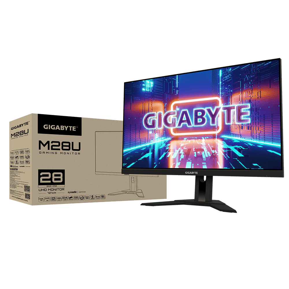 Gigabyte M28U 28″ 1ms 144Hz FreeSync Premium Pro HDR400 KVM SS IPS UHD Gaming (Oyuncu) Monitör