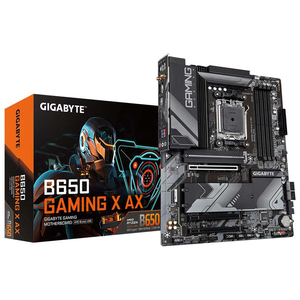 Gigabyte B650 Gaming X AX AMD B650 Soket AM5 DDR5 6400(OC)MHz ATX Gaming (Oyuncu) Anakart