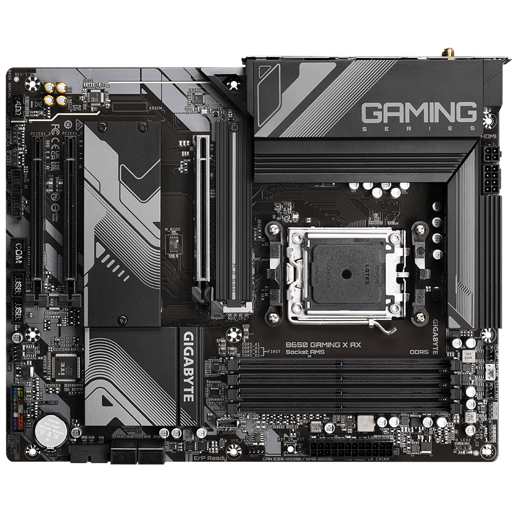 Gigabyte B650 Gaming X AX AMD B650 Soket AM5 DDR5 6400(OC)MHz ATX Gaming (Oyuncu) Anakart