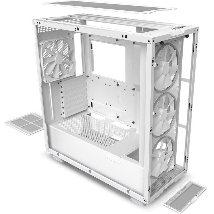 NZXT H Series H7 Elite CM-H71EW-02 Beyaz ATX Mid Tower Gaming (Oyuncu) Kasa