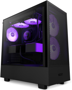 NZXT H Series H5 Flow RGB CC-H51FB-R1 Siyah ATX Mid Tower Gaming (Oyuncu) Kasa