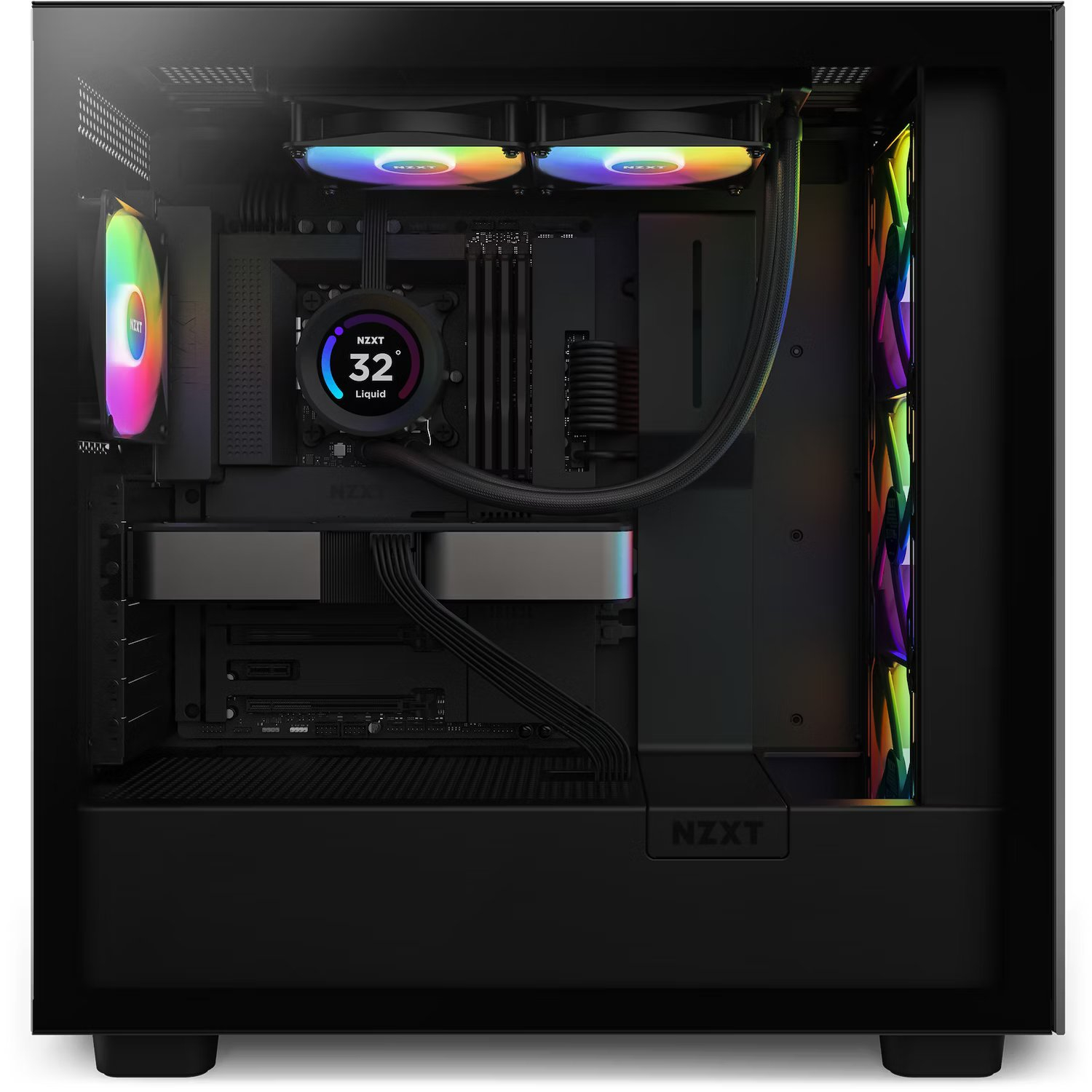 NZXT Kraken Elite 240 RL-KR24E-B1 240mm LCD RGB Siyah İşlemci Sıvı Soğutucu