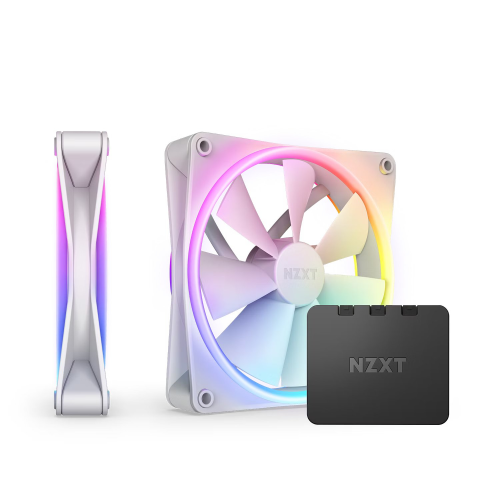 NZXT F140RGB Duo RF-D14DF-W1 140mm İkili Beyaz Kasa Fanı