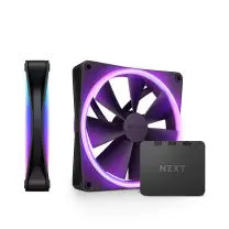NZXT F140RGB Duo RF-D14DF-B1 140mm İkili Siyah Kasa Fanı