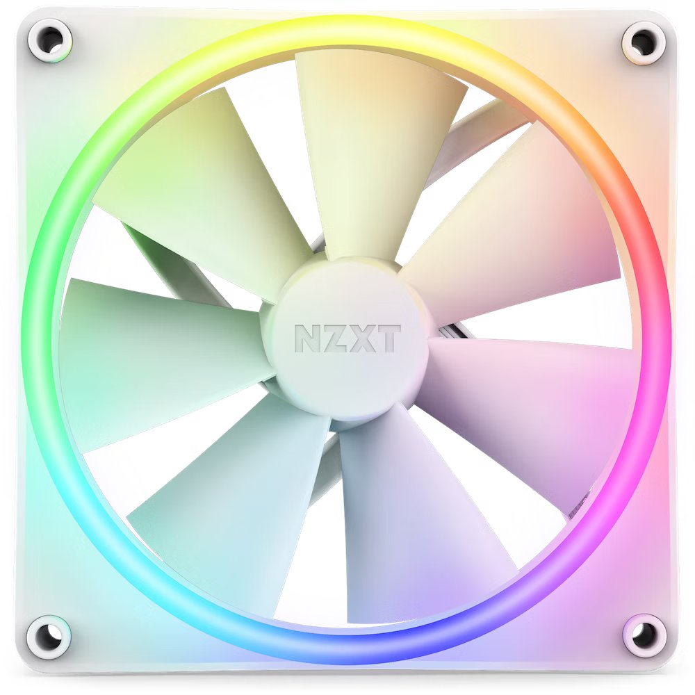 NZXT F140RGB Duo RF-D14SF-W1 140mm Beyaz Kasa Fanı