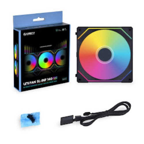Lian Li UNI Fan SL Infinity Siyah 1x140mm RGB PMW Kasa Fanı (G99.14SLIN1B.00)