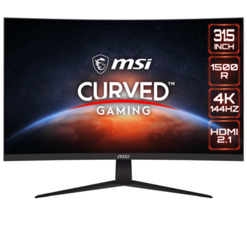 MSI G321CU 31.5” 1ms 144Hz Freesync Premium VA UHD HDR Ready Curved Gaming (Oyuncu) Monitör