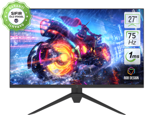 GamePower ACE A20 27″ 1Ms 75Hz VA FHD RGB Gaming Monitör