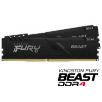 Kingston Fury Beast KF432C16BB1K2/32 32GB (2x16GB) DDR4 3200MHz CL16 Siyah Gaming Ram (Bellek)