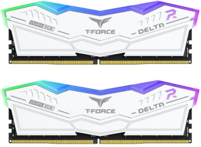 Team T-Force DELTA RGB 32GB(2x16GB) 7800Mhz DDR5 CL38 Beyaz Gaming Ram (FF4D532G7800HC38DDC01)