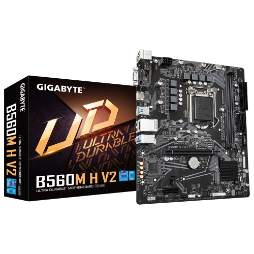 Gigabyte B560M H V2  Intel B560 Soket 1200 DDR4 3200MHz mATX Gaming (Oyuncu) Anakart