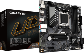 Gigabyte B650M K AMD B650 Soket AM5 DDR5 6400(OC)MHz mATX Gaming (Oyuncu) Anakart