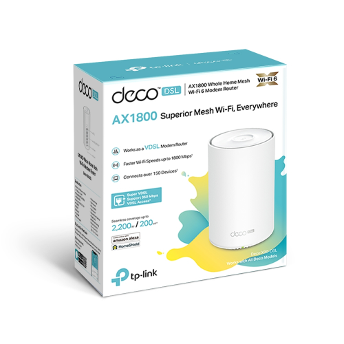 TP-LINK Deco X20 AX1800 Wi-Fi 6 Mesh Uyumlu Modem Router