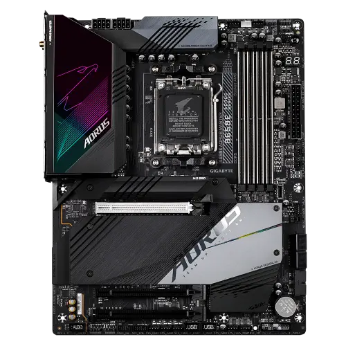 Gigabyte B650E AORUS MASTER AMD B650 Soket AM5 DDR5 6666(OC)MHz ATX Gaming (Oyuncu) Anakart