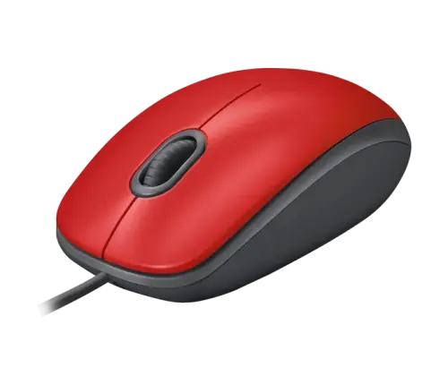Logitech M110 Sessiz Tam Boyutlu Kablolu USB-A Bağlantılı Kırmızı Optik Mouse - 910-006759