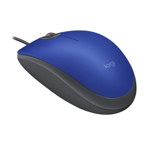 Logitech M110 Sessiz Tam Boyutlu Kablolu USB-A Bağlantılı Mavi Optik Mouse - 910-006758