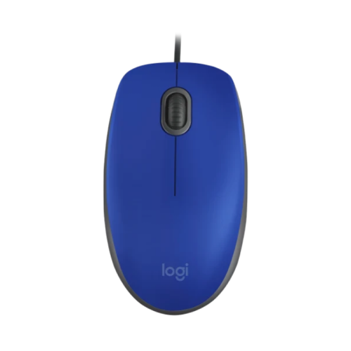 Logitech M110 Sessiz Tam Boyutlu Kablolu USB-A Bağlantılı Mavi Optik Mouse - 910-006758