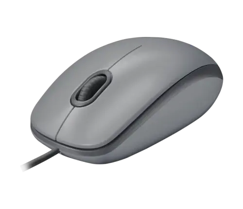 Logitech M110 Sessiz Tam Boyutlu Kablolu USB-A Bağlantılı Gri Optik Mouse - 910-006760
