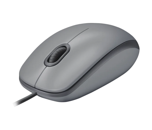 Logitech M110 Sessiz Tam Boyutlu Kablolu USB-A Bağlantılı Gri Optik Mouse - 910-006760