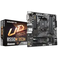 Gigabyte B550M DS3H AMD B550 Soket AM4 DDR4 4733(OC)MHz mATX Gaming (Oyuncu) Anakart