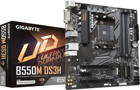 Gigabyte B550M DS3H AMD B550 Soket AM4 DDR4 4733(OC)MHz mATX Gaming (Oyuncu) Anakart