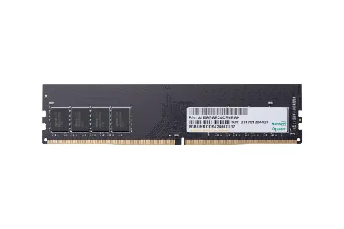 Apacer 8 GB (1x8GB) 2400Mhz CL17 DDR4 DIMM RAM (EL.08G2T.GFH)